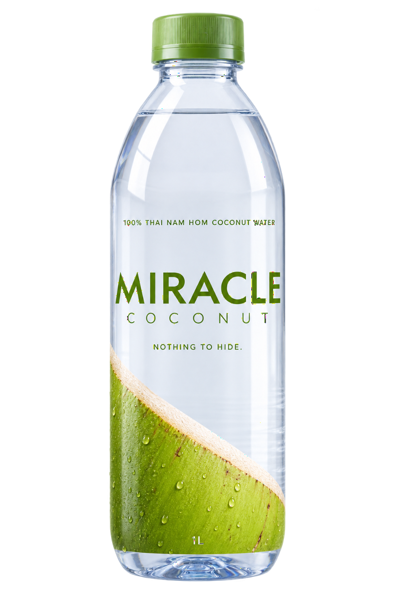 Miracle Fresh 100% Thai Nam Hom Coconut Water 1 L bottle